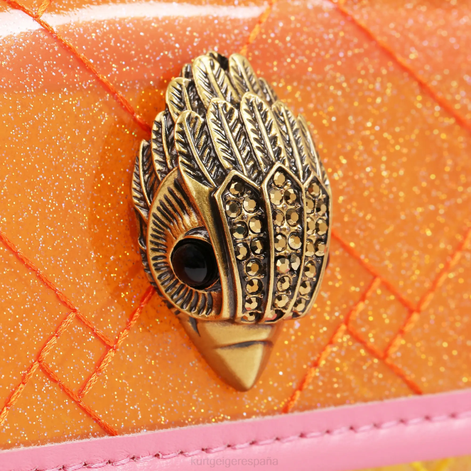 Kurt Geiger mujer londres vinilo mini kensington 2LPR91 | bolsas amarillo